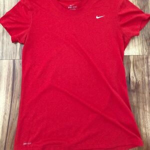Red Nike Dri-Fit Shirt
